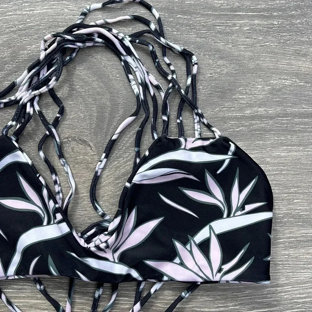 Mikoh Seychelles Monokini One Piece Swimsuit, bird of paradise pink